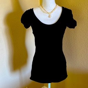 Velvet brand tee shirt with cute ruffed short sleeves.